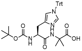 Boc-His(Trt)-Aib-OH